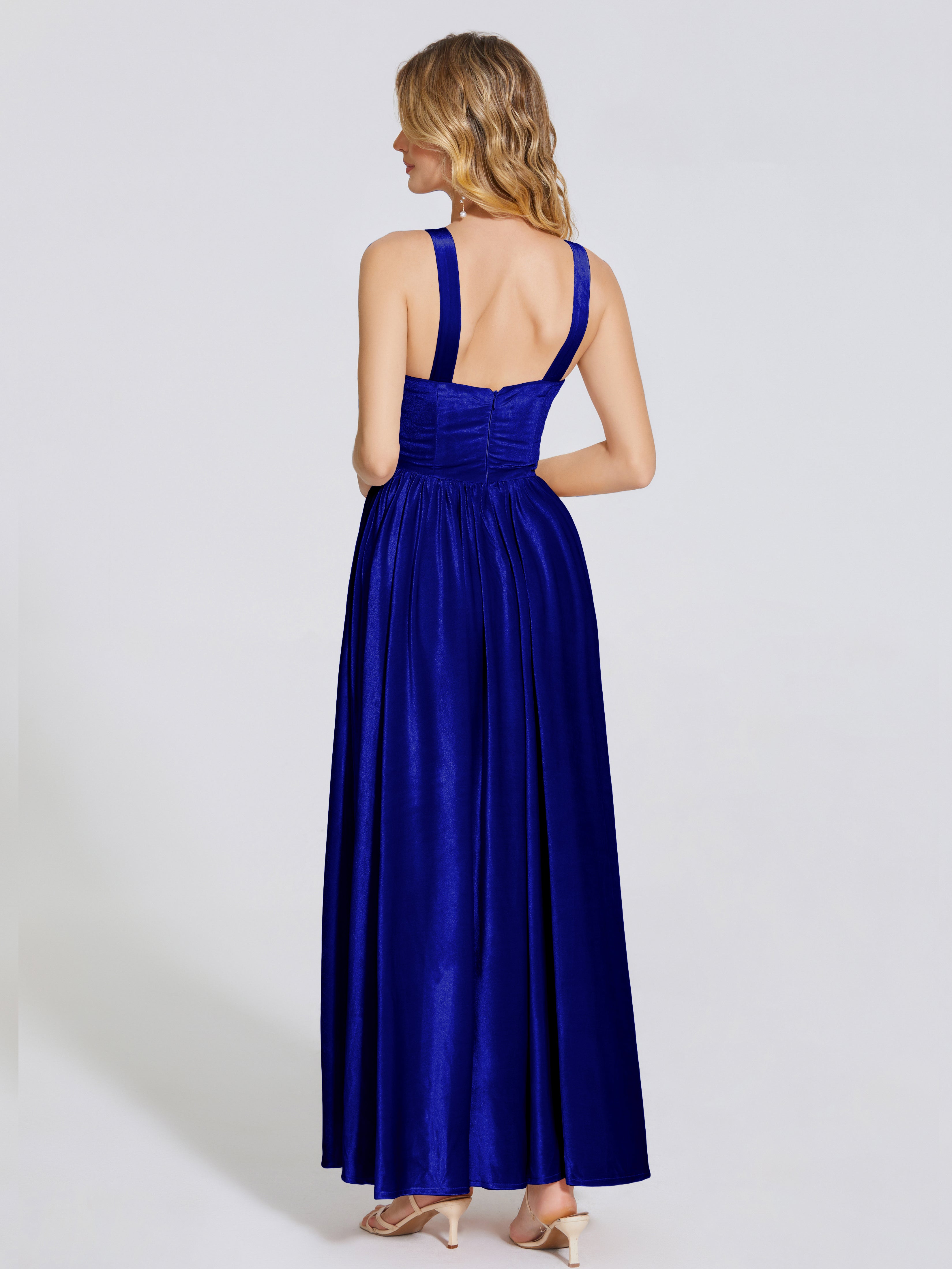 Brynlee Sweetheart Velvet A-line Bridesmaid Dress