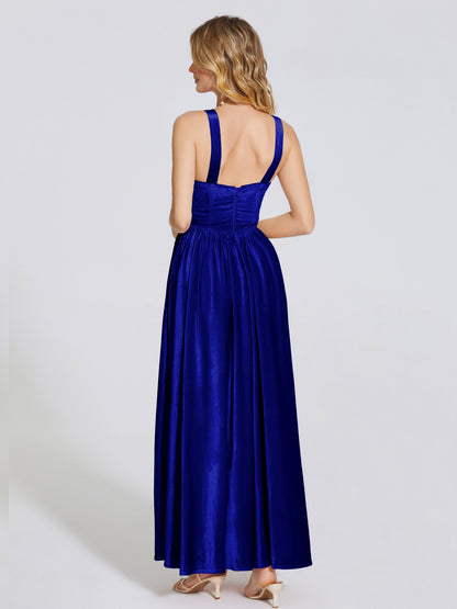 Brynlee Sweetheart Velvet A-line Bridesmaid Dress