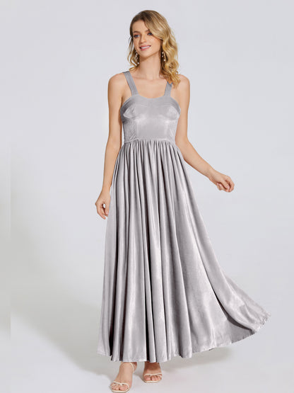 Brynlee Sweetheart Velvet A-line Bridesmaid Dress