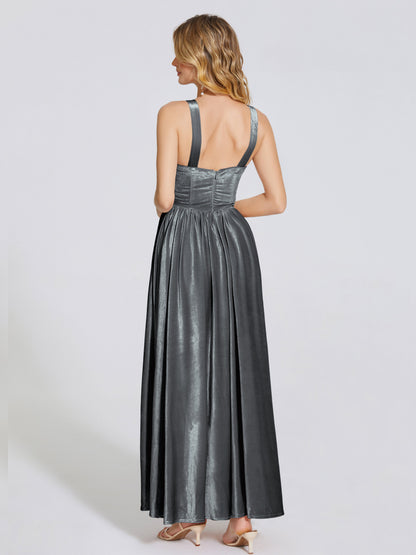 Brynlee Sweetheart Velvet A-line Bridesmaid Dress