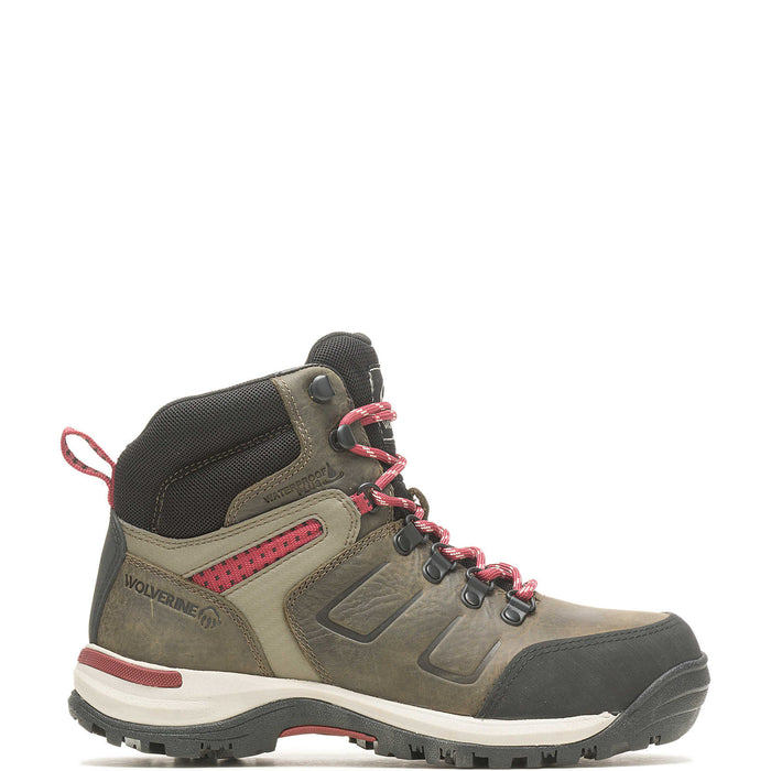 Wolverine Women's Chisel 2 WP 6 Inch Waterproof Soft Toe Work Boot