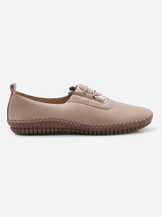 Women's Stone Beige Casual Loafers (IU2013)