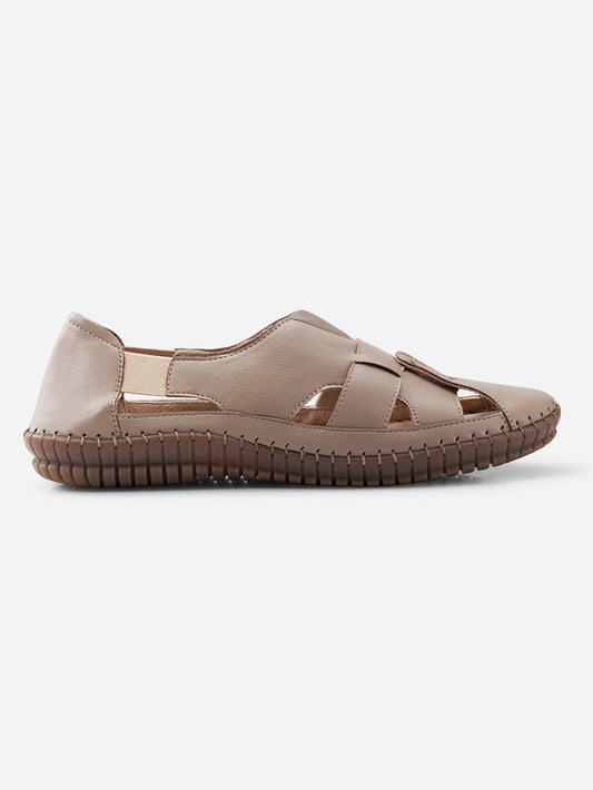 Women's Stone Beige Casual Loafers (IU2014)